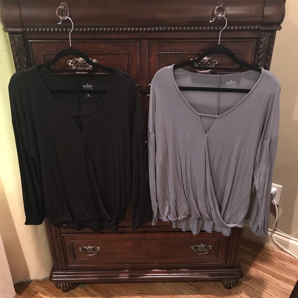 NWT Bundle of 2 NY&C black and grey tops Size: M